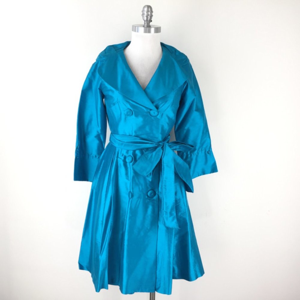Sara Campbell S4 Silk Shirt Dress Size 12